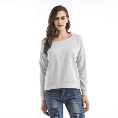 China 2022 Autumn New Sweater Lazy Knitted Women's Solid Color Breathable Long Sleeve Tops for sale