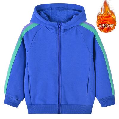 China OEM ODM anti-shrink boys knit cardigan junior knit printing zipper puller quilted sweatshirt for kids boys for sale