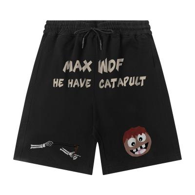 China Anti-Wrinkle OEM Custom Logo Shorts Mens Casual Polyester Shorts Men Five - Quarter Pants Mens Casual Shorts for sale