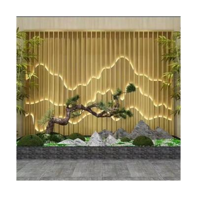 China New Art Laser Cut Metal Screen Classic/Postmodern Customized Decorative 201 304 Stainless Steel Hotel Room Divider for sale