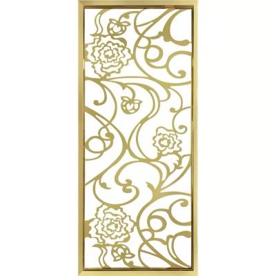 China New Art Carved Flower Classic/Postmodern Aluminum Partition, Porch Carved-out Ornament Screen, Can Customize Office Partition for sale