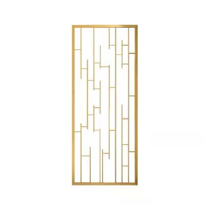 China New Classics / Postmodern Custom Design Aluminum Carved Hollow Decorative Partition Wall Panel Screen for sale