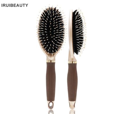 China Paddle Boar Hair And Nylon Hair Brush Comb Paddle Hair Brush Wholesale Scalp Massage for sale