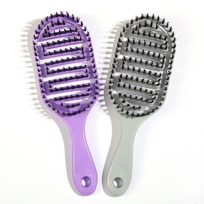 China Custom Logo Private Label Hair Brush Waterproof Detangle Comb Brush For Curly Hair for sale