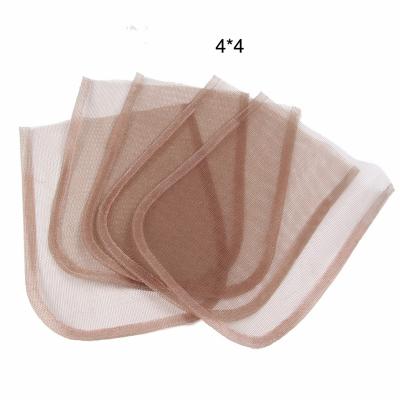 China Make Wig Durable HD Lace Net Fabric 4x4 Lace Hair Net Hair Net Hairnet for sale