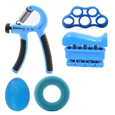 China Grip Set Non-slip Counting Sweat Absorption And Fitness Adjusting Grip Five Grip Ring Finger Trainer for sale