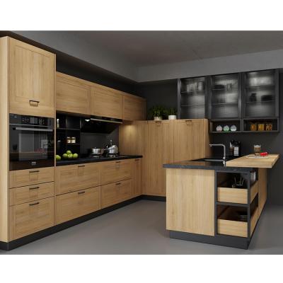 China Latest Design 3D European American Royal Kitchen Furniture Standard Health E1/E0 Standard Solid Wood Sideboards for sale