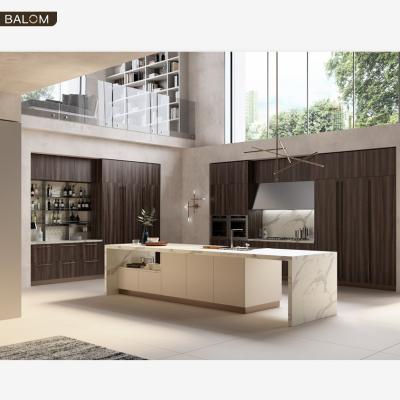 China Balom Hardware Contemporary Custom Solid Wood Modern Modular Sideboards for sale