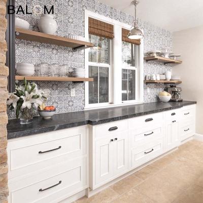 China Minimalist Balom China Manufacturer Self Assemble Wooden Prefab Kitchen Furniture for sale