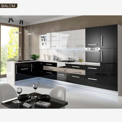 China Modern Wholesale Custom Modular Kitchen Cabinets Modular Style Balom China Simple Design for sale