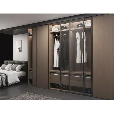 China Wholesale Wooden Family Wardrobe Set Mirror Wardrobe (Size) Balom Bedroom Furniture Adjustable Wardrobe Cabinet Factory for sale