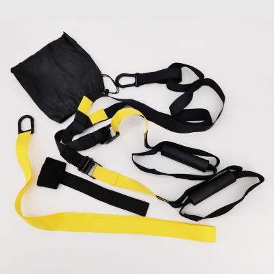 China Portable Building Muscle Burn Fat Resistance Bands Sports Equipment Suspension Training Hanging Strap for sale