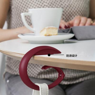 China Eco-friendly Bag Hook Handbag Hook Hanger Holder Table Side Hook Loop for sale