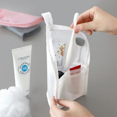 China Eco-friendly Portable Waterproof Cosmetic Bag Travel Wash Bag Storage Handheld Cosmetic Bag for sale