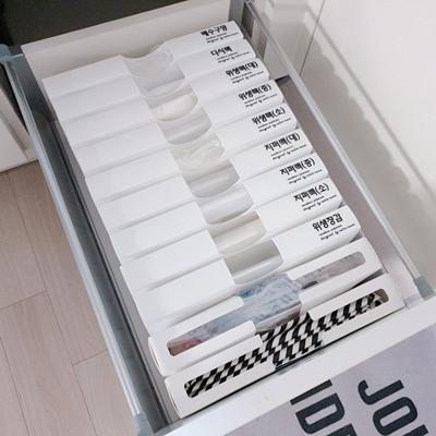 China Viable Folding Fresh Kitchen Waste Bag Storage Box Drawer Organizer Kitchen Arrange Cartons Folding Storage Box for sale