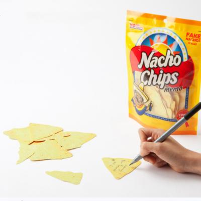 China Potato Chips Loose Leaf Memo Pad Memo Pad with Scented Memo Pad Christmas Gift for sale