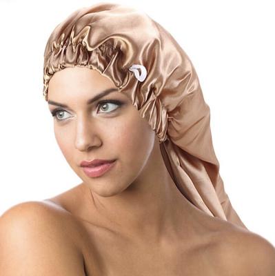 China Comfortable Silk Satin Long Hair With Long Snap Braid Designer Cowl Women for sale