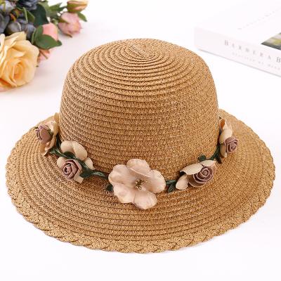 China High quality wholesale summer fashion new all-match sun hat women ladies braid sunscreen beach cool straw hat for sale