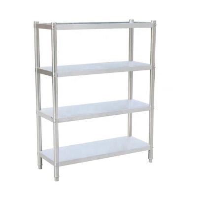 China Modern Design Stainless Steel Commercial Kitchen Goods Shelves Kitchen Storage Rack Shelf Rack Stainless Steel Kitchen Rack With Wheels for sale