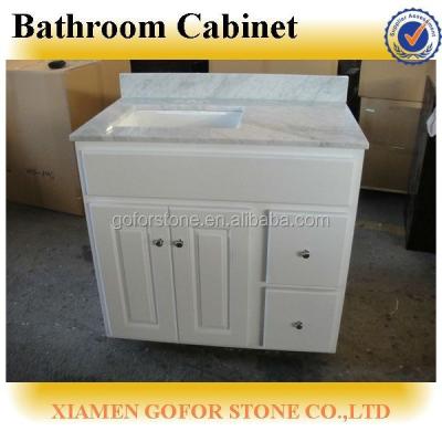 China Modern top bathroom cabinet, antique bathroom vanity cabinet for sale