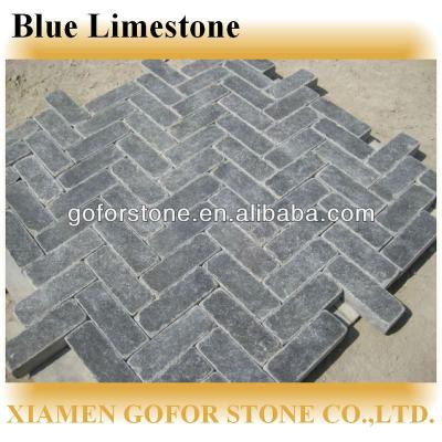 China Widely used in building construction & decoration. Hot Sale Blue Stone Paver, Blue Limestone Paver for sale