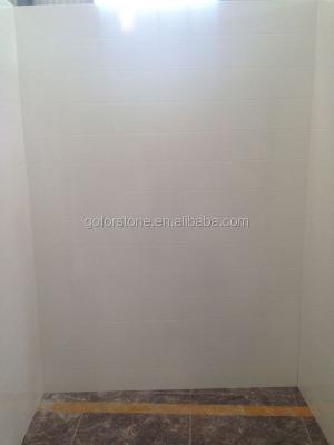 China mincey marble shower surround white culture marble for sale