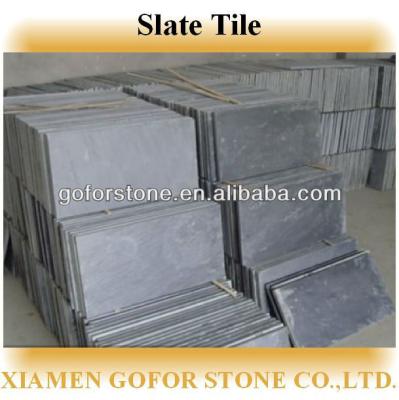 China Wall Tile Dark Gray Slate Floor Tiles , Gray Outdoor Slate Tiles for sale