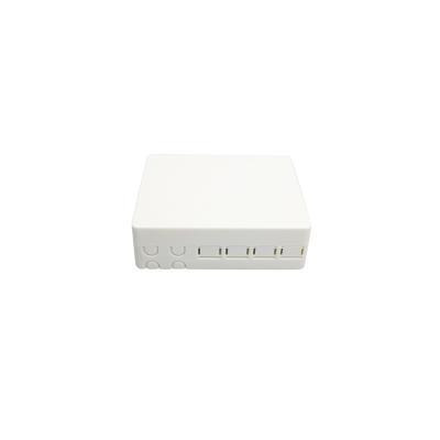 China FTTB 4 Port Fiber Termination Outlet Box for sale