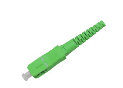 China FTTH SC/APC 3.0mm SX SM Fiber Optic Connector Flat Drop Cable Patch Cord for sale