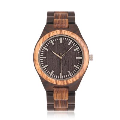 China Wholesale Wooden Cheap Ladies Wooden Watch Power Reserve Wrist Watch Wood Watch for sale