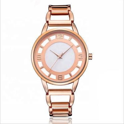 China Small Water Resistant IP Plating Ladies Casual Custom Logo Alloy Watch Women Quartz Clock for sale