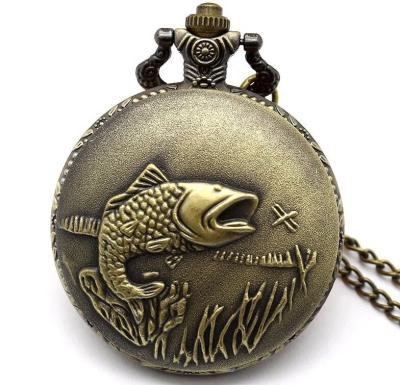 China Non-Specific Vintage Pocket Watches Fishing FOB Relogio Masculino Relogio De Bolso Men's Watch Female Clock Nurse Bronze Glass Men's OEM for sale