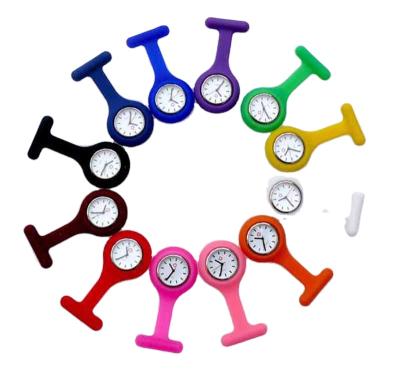 China Wholesale Custom Cheap Nurse Watch Logo Quartz Silicon Rubber Strap Power Reserve China Manufacture for sale