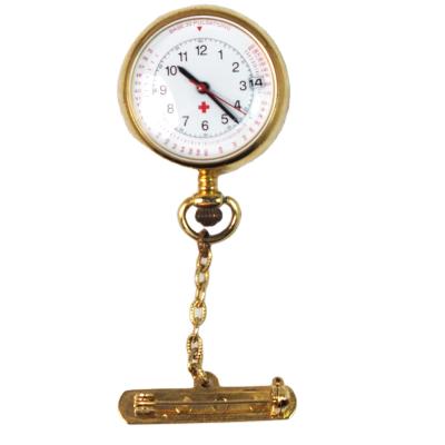 China Nurse Watch Pocket Metal Stainless Steel Hang Pin Dates Display Gold Alloy for sale