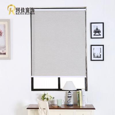 China blackout no MOQ daylight blackout transparent roller blind for window living rooms made to size from china factory for sale