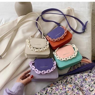 China Fashion 2021 Summer Latest New Fashion Mini Shoulder Messenger Bag Women's Leather Handbag Purse For Ladies for sale