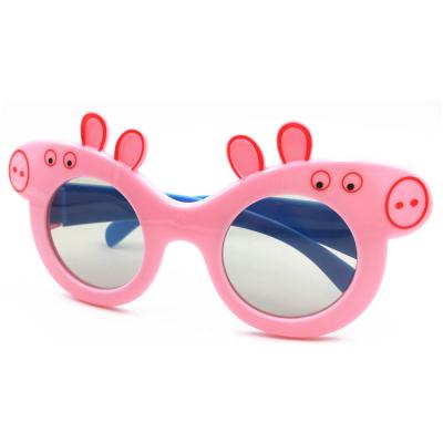 China Children's Style Cartoon Shape Small Pink Pig 3D Glasses 3D Stereo Glasses For Cinema 50