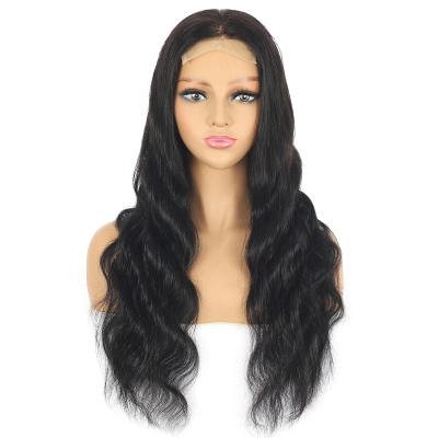 China Soft Smooth Thick Shedding Barely Cuticle Aligned Virgin Remy Hair Curly Body Wave Lace Front Wigs for sale