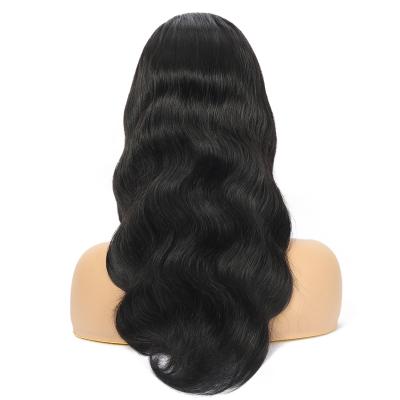 China 4*4 inch hd transparent lace front hair body wave ladies hair soft thick shedding virgin Barely shedding wig for sale