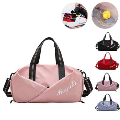 China High Quality Women Dry Divider Fitness Handbag Wet Training Bags Travel Fitness Accessories Gym Bag for sale