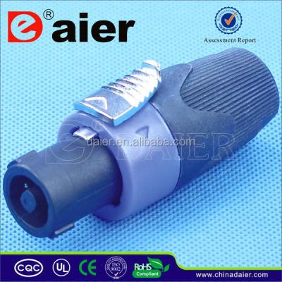 China 4pin PowerCON residential/general purpose speaker wire connector for sale