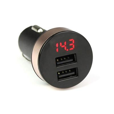 China Factory Customized QC3.0 2.1A Universal Car Accessories Dual Port USB Car Charger for sale