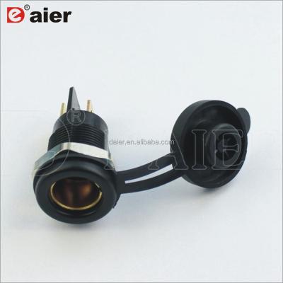 China 12V Residential / Multi-Purpose Auto Outlet with Hex Nut and Merit Waterproof Cover for sale