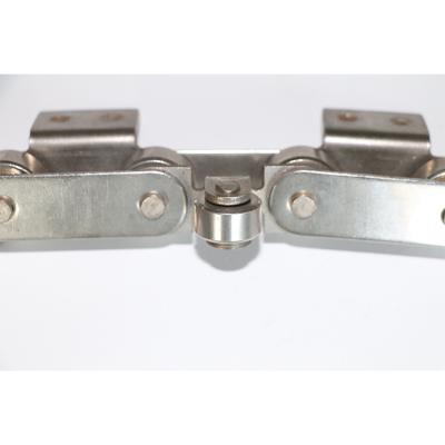 China Conveyor Chain Transport Accessories 304 Types Stainless Steel Conveyor Chain Tool With Attachment for sale