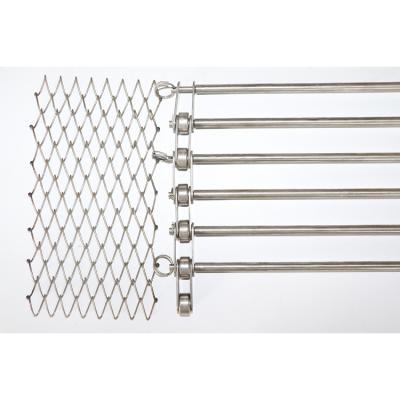 China Sale Heavy Duty High Temperature Oil Resistance Machine Stainless Wire Mesh Belt For Conveyor for sale