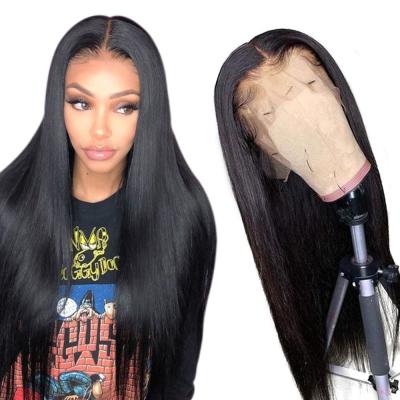 China Best Silky Straight Hd Lace Front Wig Seller Virgin Hair Wig, 40inch Hd Transparent Lace Frontal Wig, Hd Brazilian Lace Front Wig For Black Women for sale