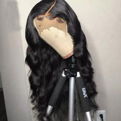 China Wholesale 13*4 Body Wave Lace Wigs Body Wave Lace Front Human Hair Wigs Women Natural Color Brazilian Remy Lace Wig For Black Pre Plucked for sale