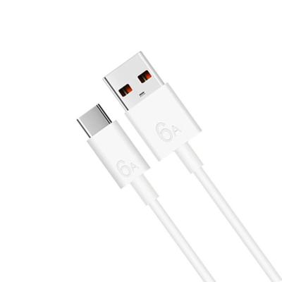 China Manufacturer 6A Android 1M2M3M Fast Charging White Mobile Type-c Quick Charging Usb Cable Quick Charge Phone After Sale for sale