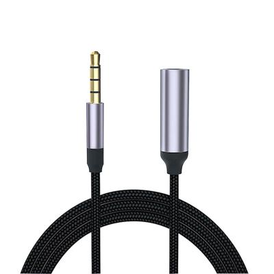 China Wholesale Hot Selling Car 3.5Mm Female To Aux Warranty. Male 4 Pole Gold Stereo Lossless Mp4 Cable Car Audio for sale