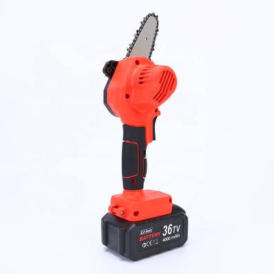 China 18-24V MINI Electric Chainsaw Wood Cutting Rechargeable Lithium Wood Chainsaw for sale